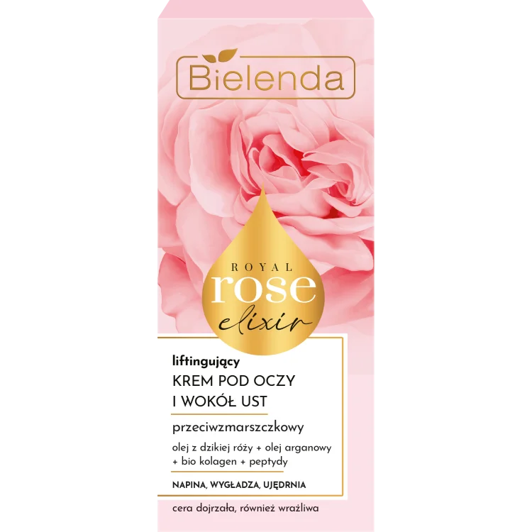 Bielenda Royal Rose Elixir Anti Wrinkle Lifting Cream Under Eyes And